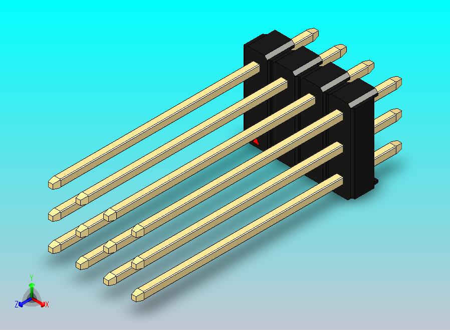 DS1021排针 黑色 3x04p 100mil 类型19 版本1.0.zip