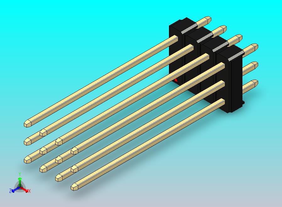 DS1021排针 黑色 3x04p 100mil 类型43 版本1.0.zip