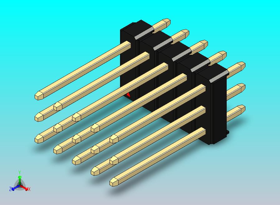 DS1021排针 黑色 3x05p 100mil 类型5 版本1.0.zip