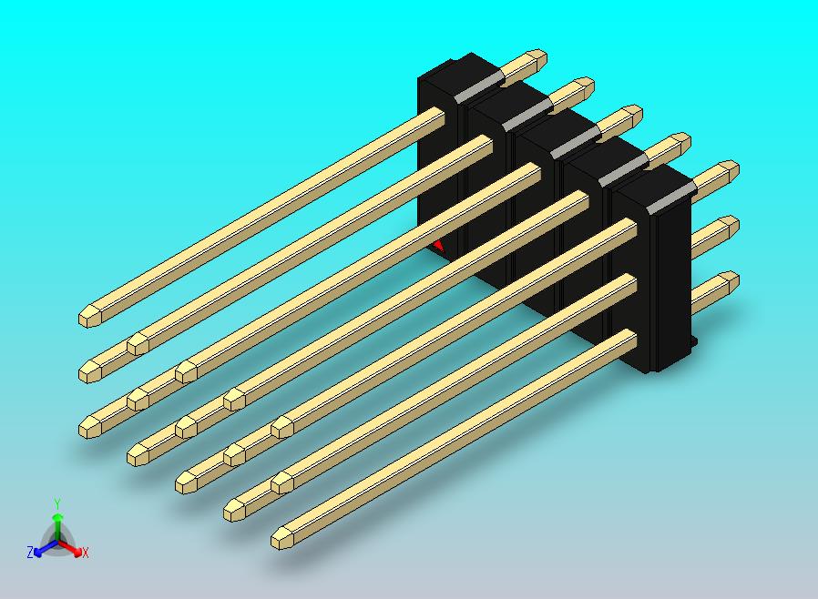 DS1021排针 黑色 3x05p 100mil 类型19 版本1.0.zip