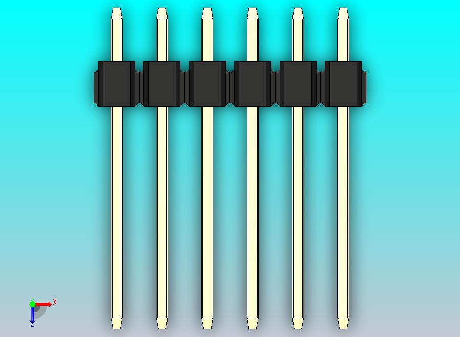 DS1021排针 黑色 3x06p 100mil 类型5 版本1.0.zip