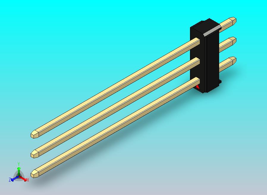 DS1021排针 黑色 3x01p 100mil 类型43 版本1.0.zip