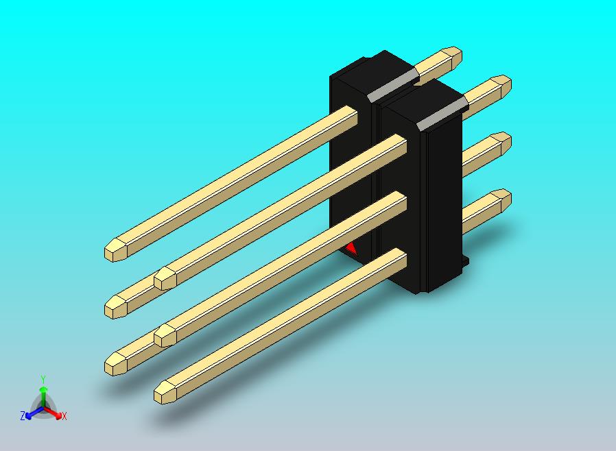 DS1021排针 黑色 3x02p 100mil 类型5 版本1.0.zip