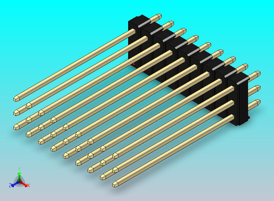 DS1021排针 黑色 3x09p 100mil 型号43 版本1.0.zip