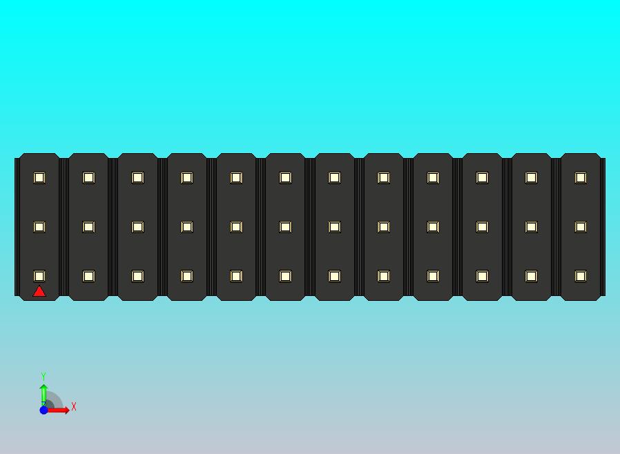 DS1021排针 黑色 3x12p 100mil 类型1 版本1.0.zip