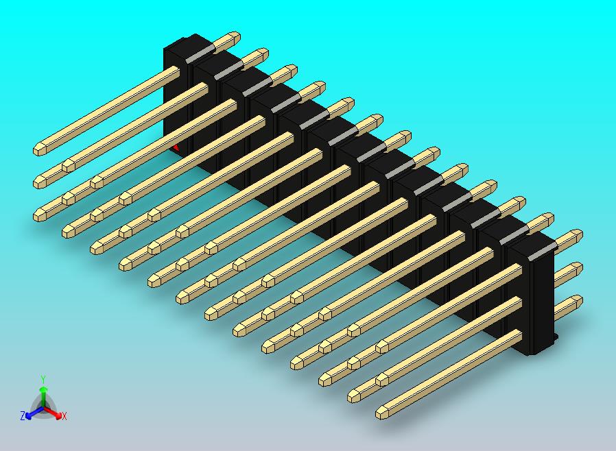 DS1021排针 黑色 3x13p 100mil 类型5 版本1.0.zip