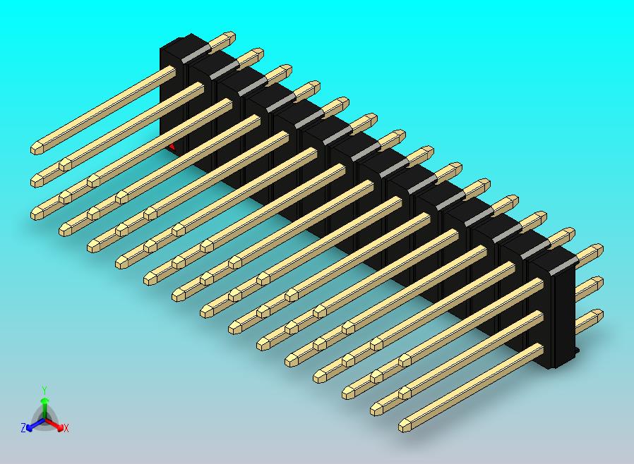 DS1021排针 黑色 3x14p 100mil 类型5 版本1.0.zip