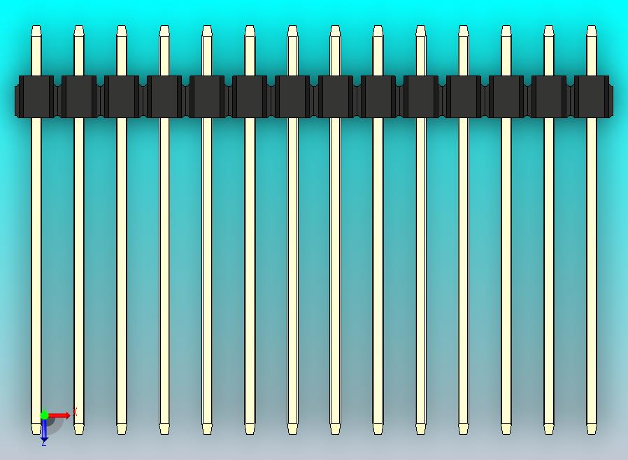 DS1021排针 黑色 3x14p 100mil 类型19 版本1.0.zip