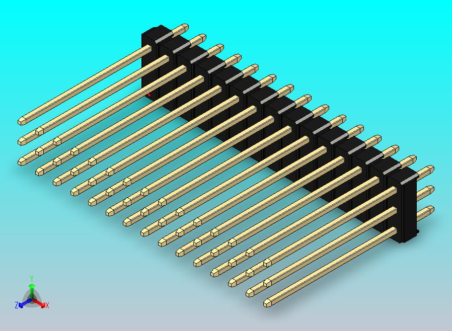 DS1021排针 黑色 3x15p 100mil 类型19 版本1.0.zip