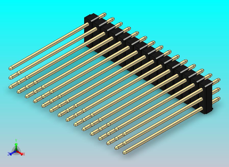 DS1021排针 黑色 3x15p 100mil 类型43 版本1.0.zip