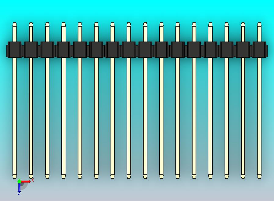 DS1021排针 黑色 3x16P 100mil 类型19 版本1.0.zip