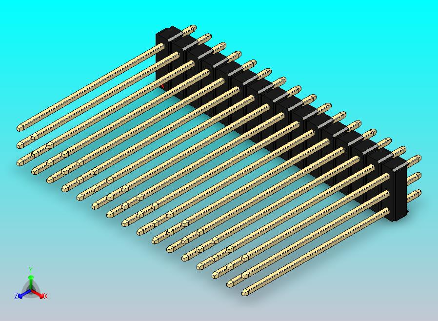 DS1021排针 黑色 3x16P 100mil 类型43 版本1.0.zip