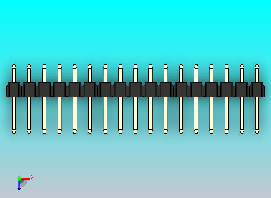DS1021排针 黑色 3x17p 100mil 类型1 版本1.0.zip