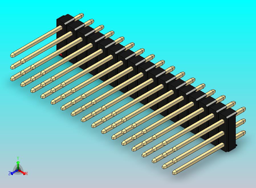 DS1021排针 黑色 3x17p 100mil 类型5 版本1.0.zip