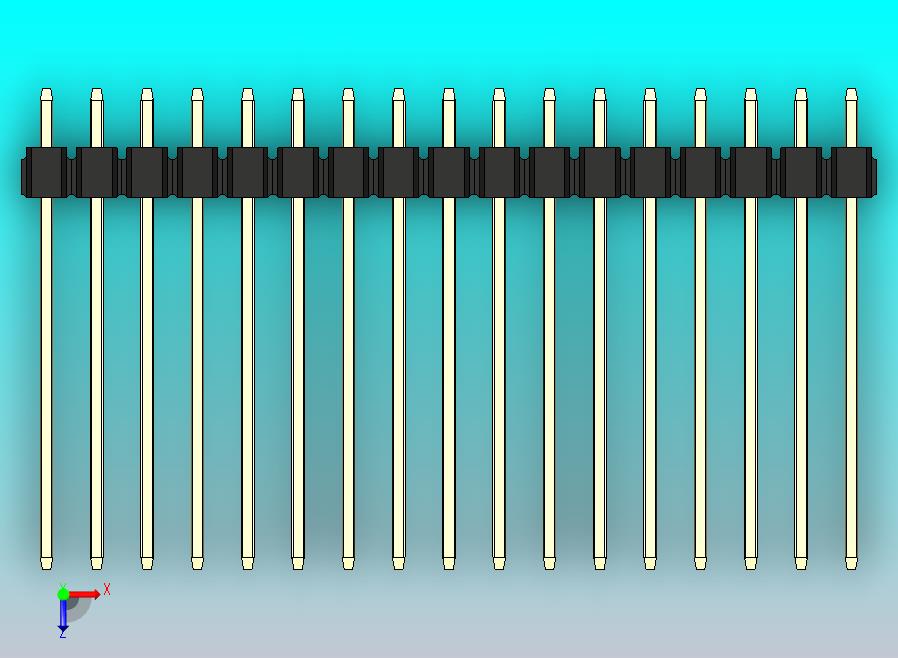 DS1021排针 黑色 3x17p 100mil 类型19 版本1.0.zip