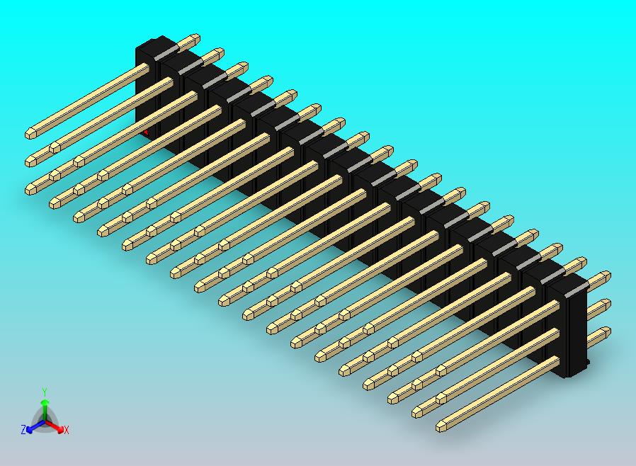 DS1021排针 黑色 3x18p 100mil 类型5 版本1.0.zip