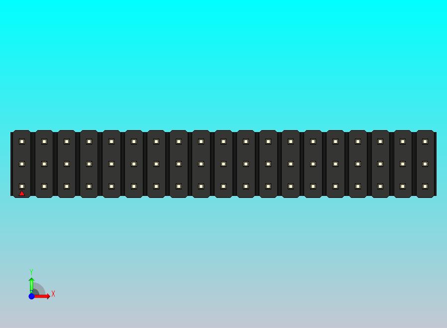 DS1021排针 黑色 3x19p 100mil 类型43 版本1.0.zip