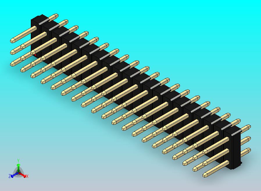 DS1021排针 黑色 3x20p 100mil 类型1 版本1.0.zip