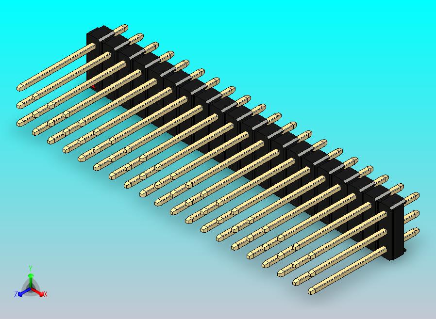 DS1021排针 黑色 3x20p 100mil 类型5 版本1.0.zip