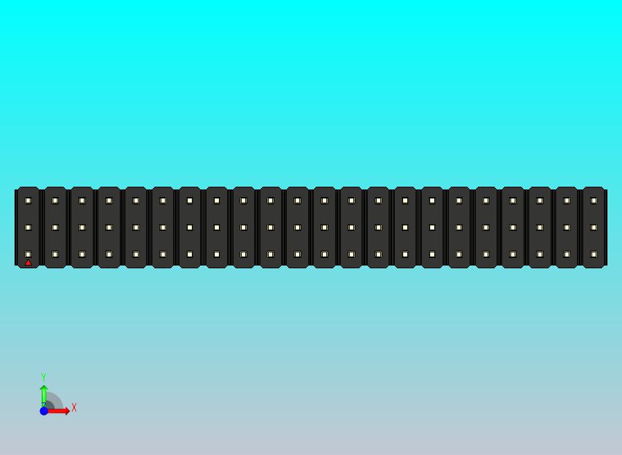 DS1021排针 黑色 3x22p 100mil 类型43 版本1.0.zip