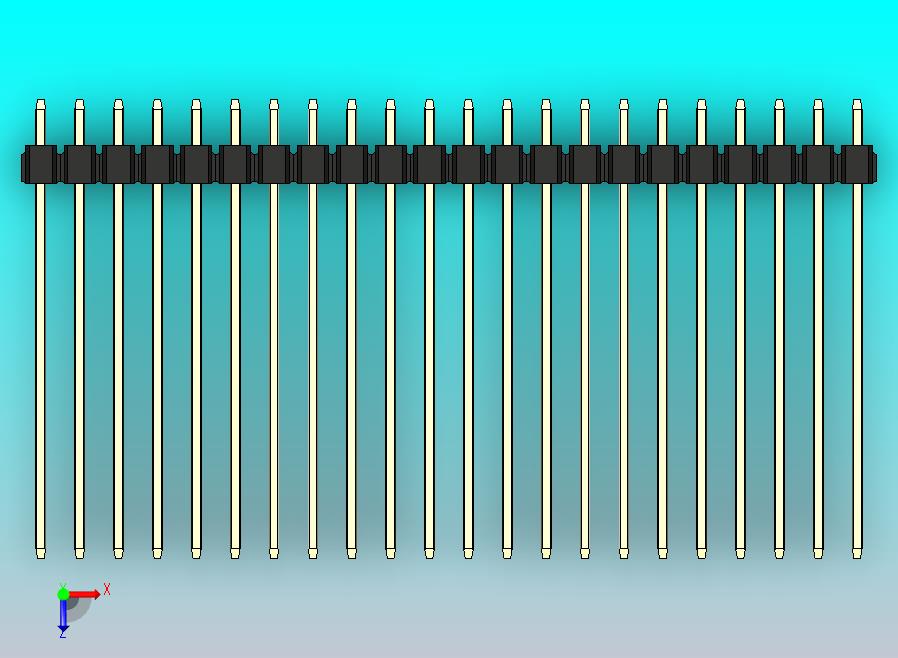 DS1021排针 黑色 3x22p 100mil 类型43 版本1.0.zip