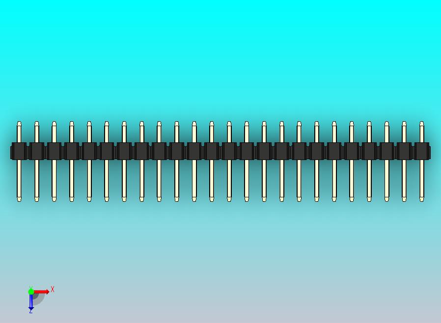 DS1021排针 黑色 3x24p 100mil 类型1 版本1.0.zip