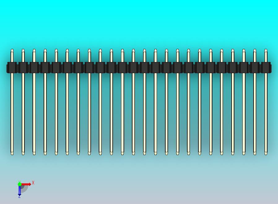 DS1021排针 黑色 3x24p 100mil 类型19 版本1.0.zip
