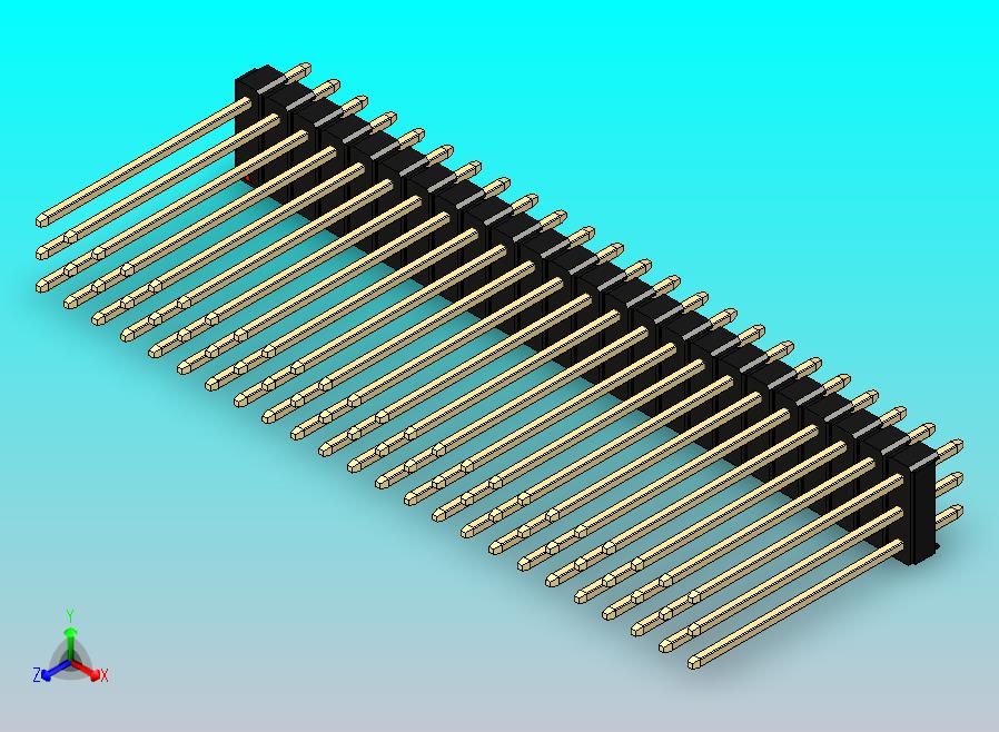 DS1021排针 黑色 3x24p 100mil 类型19 版本1.0.zip