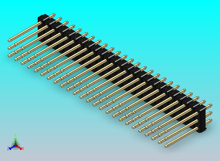 DS1021排针 黑色 3x25p 100mil 类型5 版本1.0.zip