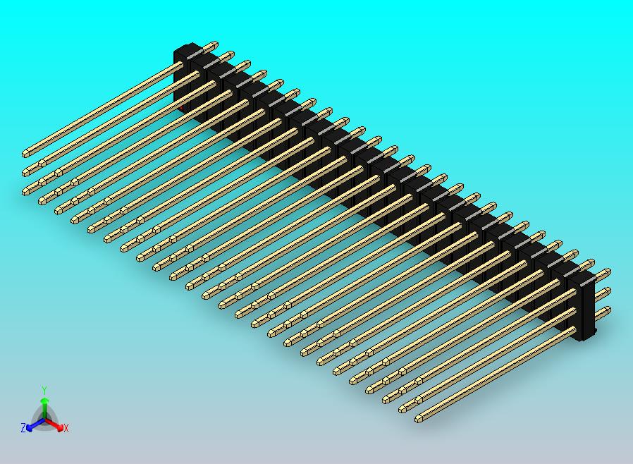 DS1021排针 黑色 3x25p 100mil 类型43 版本1.0.zip