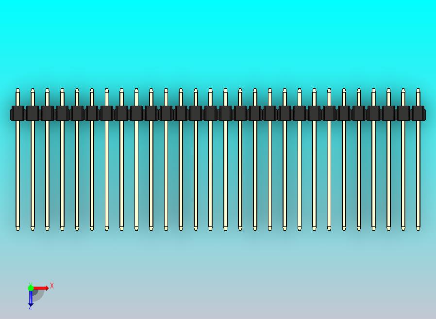 DS1021排针 黑色 3x28p 100mil 类型19 版本1.0.zip