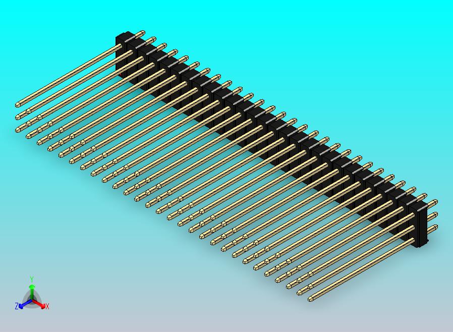 DS1021排针 黑色 3x28p 100mil 类型43 版本1.0.zip