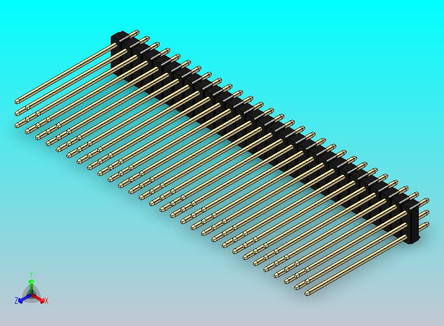 DS1021排针 黑色 3x29p 100mil 类型43 版本1.0.zip