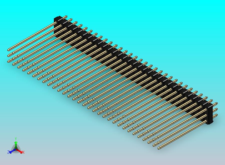 DS1021排针 黑色 3x31p 100mil 类型43 版本1.0.zip