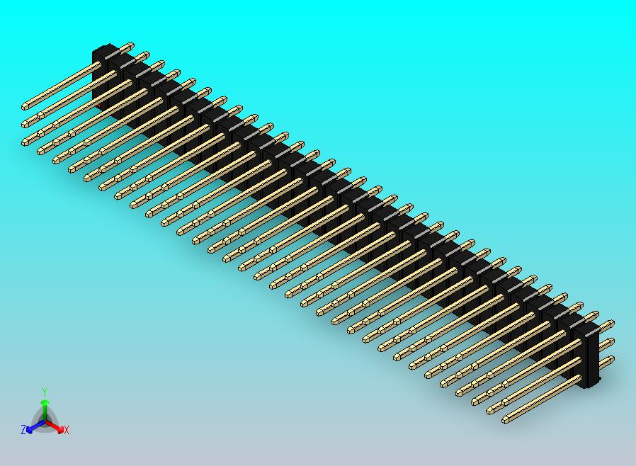 DS1021排针 黑色 3x32p 100mil 类型5 版本1.0.zip