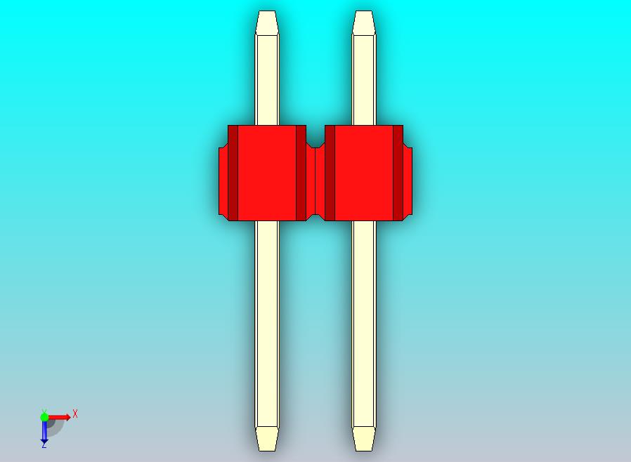 DS1021排针 红色 1x02p 100mil 类型1 版本1.0.zip