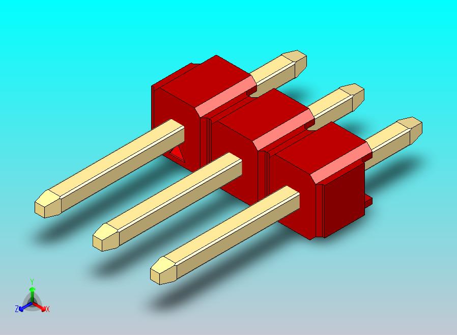 DS1021排针 红色 1x03p 100mil 类型1 版本1.0.zip