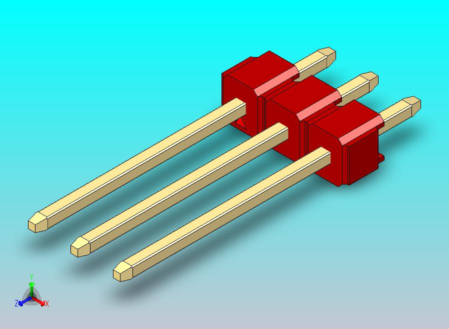 DS1021排针 红色 1x03p 100mil 类型5 版本1.0.zip