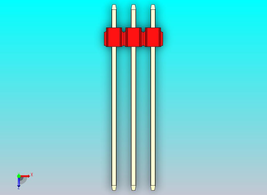 DS1021排针 红色 1x03p 100mil 类型19 版本1.0.zip