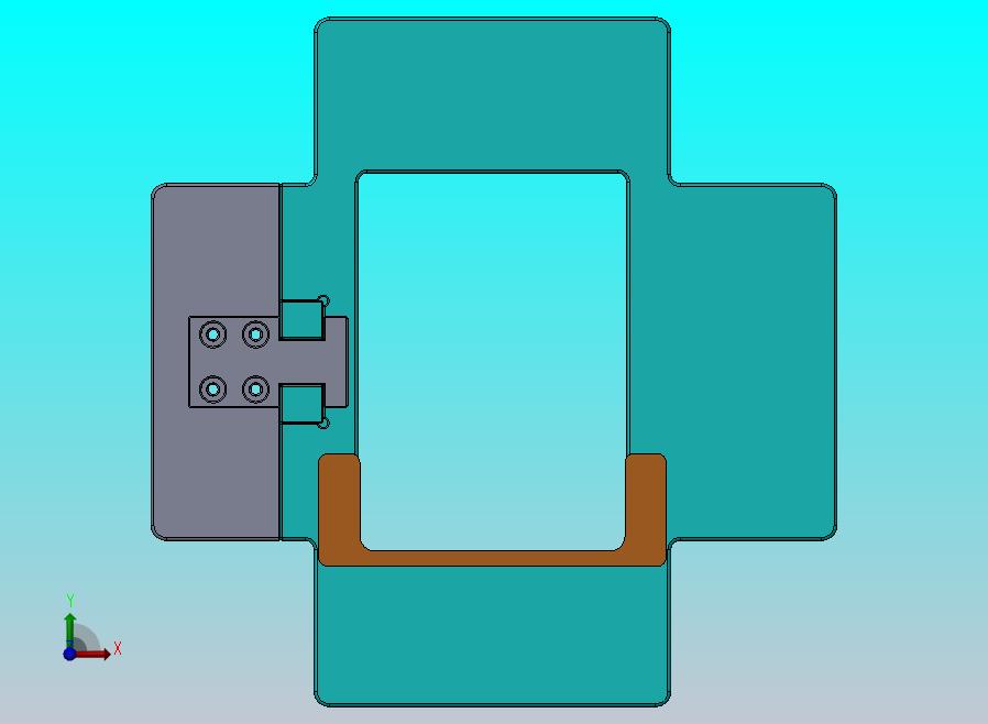 编码机CCD摄像头支架CNC加工件