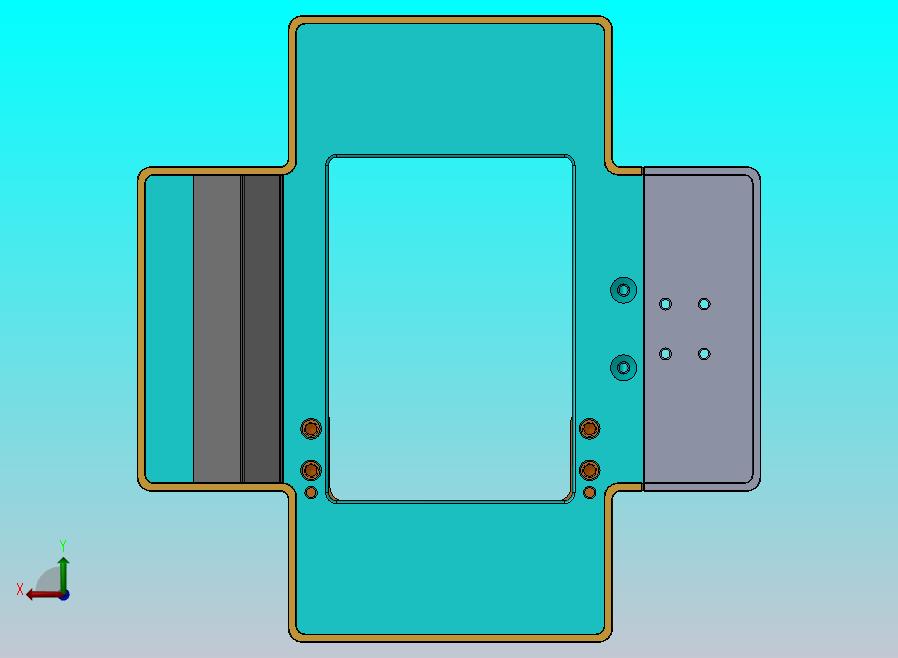 编码机CCD摄像头支架CNC加工件