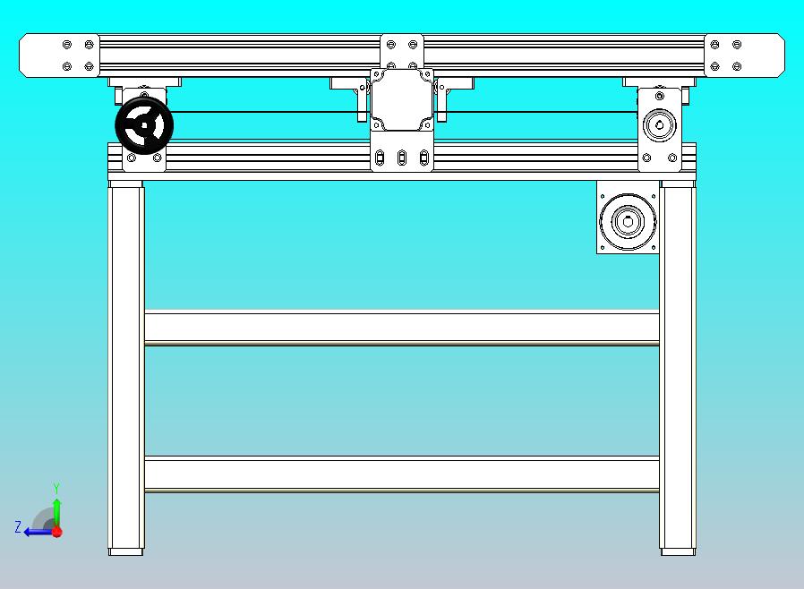手动双向宽度可调节皮带线
