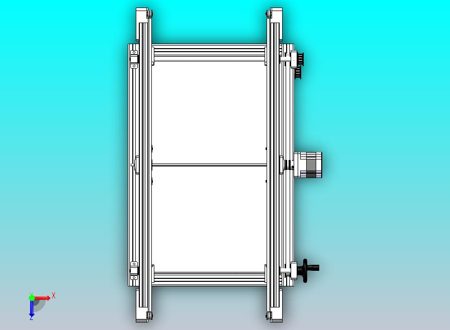 手动双向宽度可调节皮带线