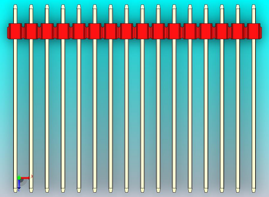 DS1021排针 红色 1x16P 100mil 类型43 版本1.0.zip