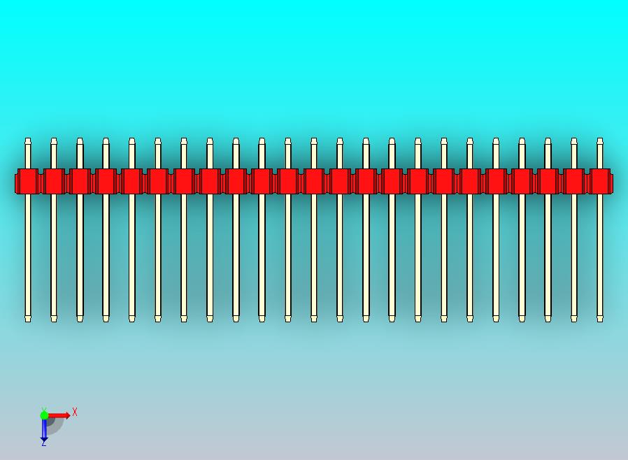 DS1021排针 红色 1x23p 100mil 类型5 版本1.0.zip