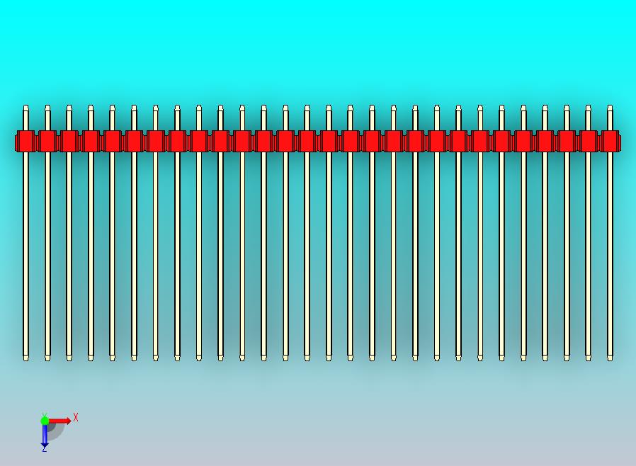 DS1021排针 红色 1x28p 100mil 类型43 版本1.0.zip