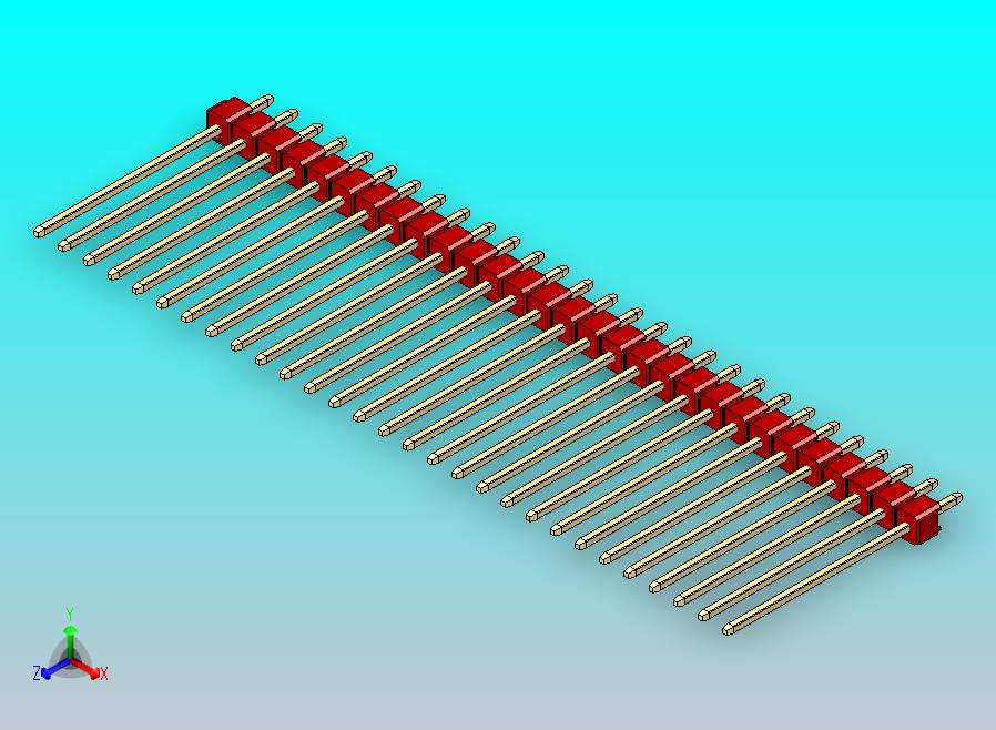 DS1021排针 红色 1x29p 100毫 19型 rev1.0.zip