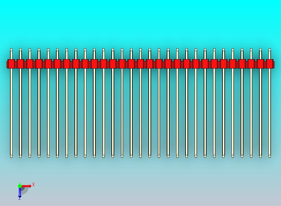 DS1021排针 红色 1x29页 100mil 类型43 版本1.0.zip