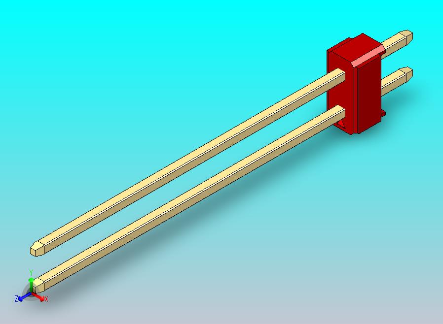 DS1021排针 红色 2x01p 100mil 类型43 版本1.0.zip