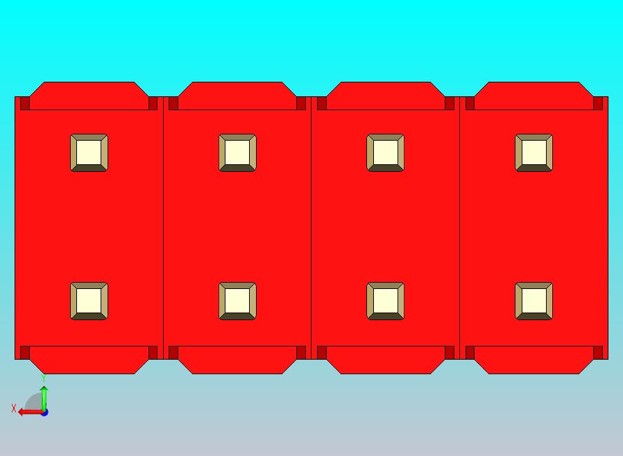 DS1021排针 红色 2x04p 100mil 类型5 版本1.0.zip